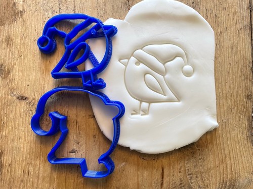 Christmas robin cookie - robin, cookie/