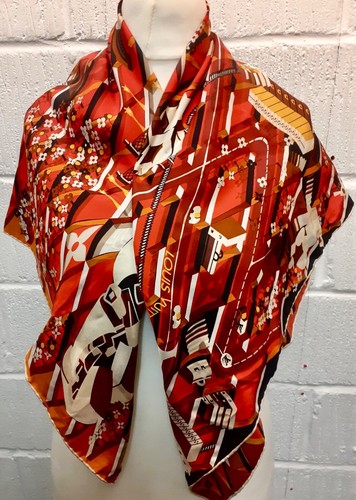 Louis vuitton silk - scarf, with