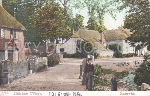 Postcard littleham - **,