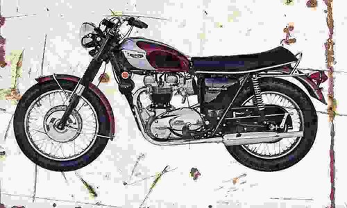 Triumph 650 bonneville 1970 - triumph,