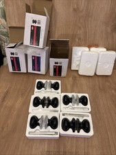 5 X Boston Ceramic Mortice Rim Door Knob Black Pair Internal Designer Levers