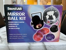 Sound Lab 20mm Mirror Ball Kit Party Disco Light Kit