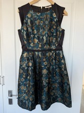 Oasis Size 10 Dress Teal Blue
