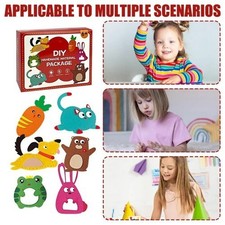 Kids Sewing Kit Animals Traditional Sewing Set Children's Designs Craft Toy 