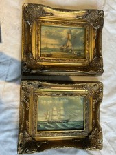 Set Of Three Oil Paintings