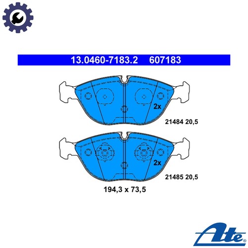 Brake pad set disc - brake,