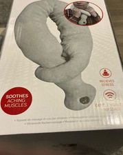 Well Being Vibrating Neck Massager Plush Grey