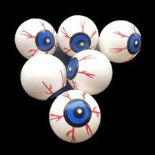 Fake Light-Up Moving Blue Eyeball – Wobbly Gravity Eyes Set for Halloween & Cosp