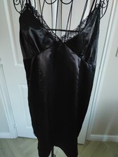 H&M Divided Black Satin Lace