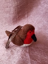 Xmas Tree Decoration Large Felt Robin
