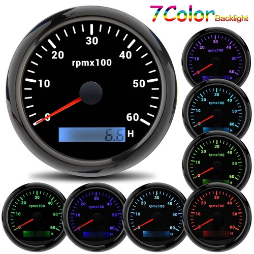 85mm tachometer with - 85mm, lcd