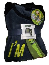 Soft Fleece Pyjamas Rick & Morty Men Warm Cosy PJs Loungewear CHOOSE SIZE XL-S