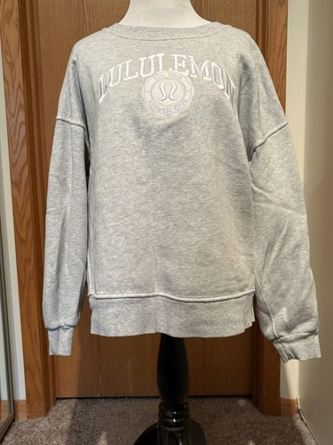 Lululemon grey logo crewneck - logo,