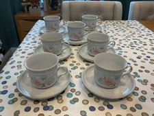 DENBY DAUPHINE SET OF 7  CUPS