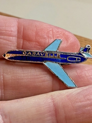 Caravelle enamel aeroplane - caravelle,