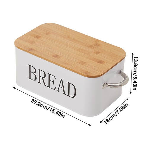 Vintage style bread bin - bread, large