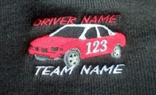 EMBROIDERED MONDEO BANGER ON THE FOLD OF A KNITTED HAT.CHOICE OF 33 HAT COLOURS