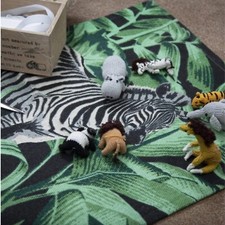 Zebra Tropical Jungle Rug Mat