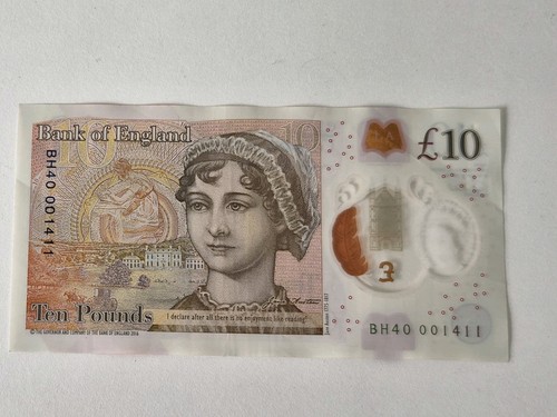 Pound note low serial - pound,