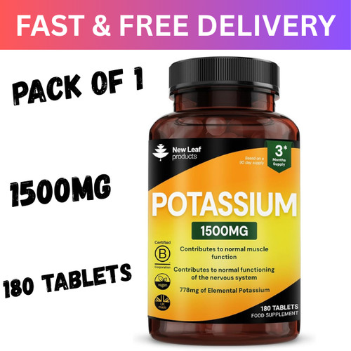 Potassium 1500mg supplements - potassium,