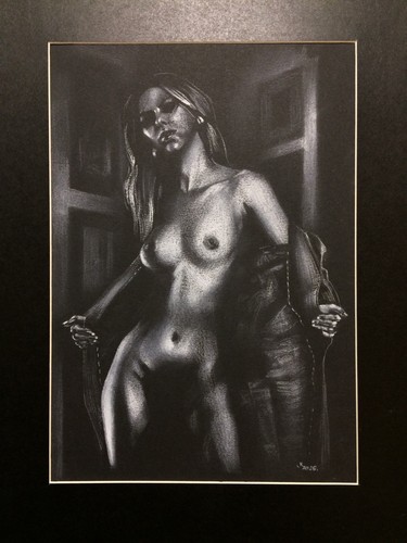 Original art drawing - art, nude