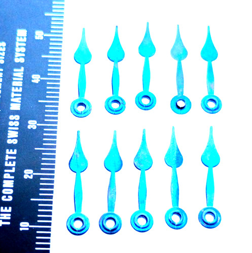Pocket watch hands heavy - hands, blue