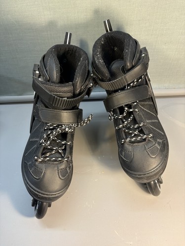Black adjustable inline - adjustable, skates