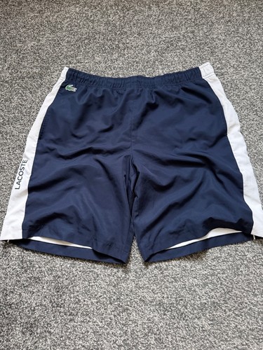 Lacoste navy white shorts - lacoste,
