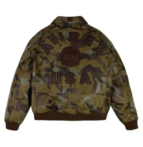 Men avirex camo leather - men's,
