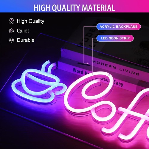 Coffee led neon sign light - neon, up