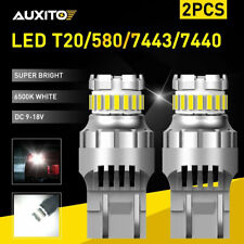 2x AUXITO 7440 7443 W21W Canbus LED Turn Signal Indicator Light Bulb Error Free