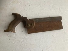 Buck and Hickman Brass backed 13" Tennon hand saw with wooden handle