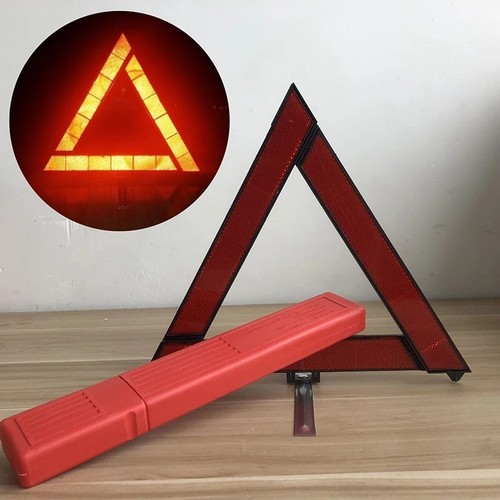 Large warning car triangle - warning,