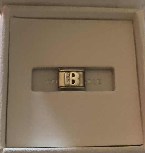 Genuine nomination charm - b,