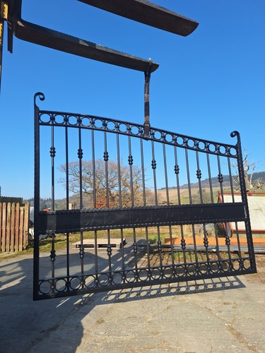 Wrought iron driveway - iron, gates