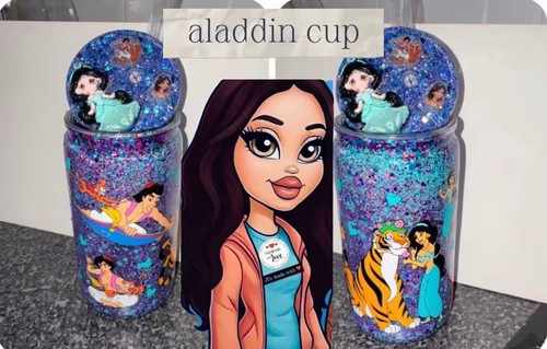 Aladdin glitter snow - glitter, globe