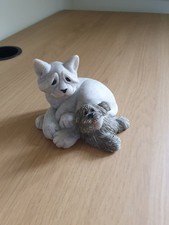 Quarry Critters "Cari & Don" Cat & Puppy By Second Nature Design 2001 No.46482