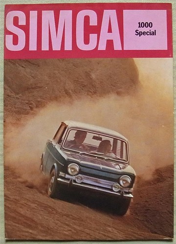 Simca 1000 special sales - simca,