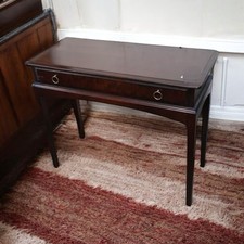 Vintage Stag Minstrel One Drawer Hall Console Table 3