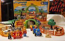 Playmobil 1-2-3 6754 animal zoo set