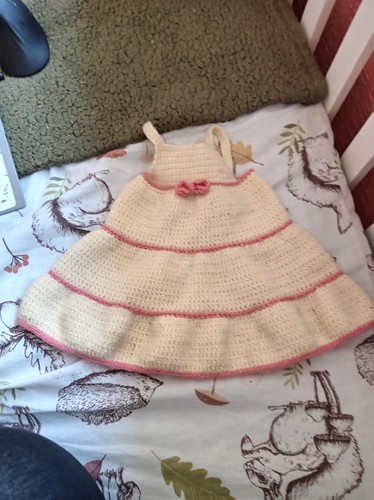 Handmade knitted baby - , doll