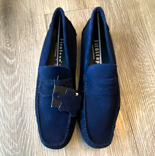 Firetrap men navy - men's, suede