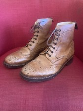 John White Brogue Boot Brown