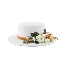 Elegant Ladies Floral Cloche
