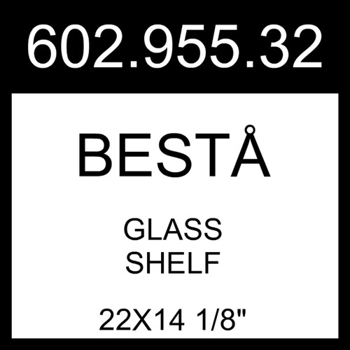 Ikea besta bestå glass shelf - ikea,