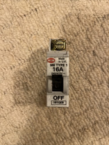 Mem 16a type mcb - 16a, m6