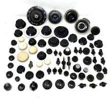 73 x Vintage Wireless Radio Knobs and Dials Mix  - Bakelite etc - Job Lot