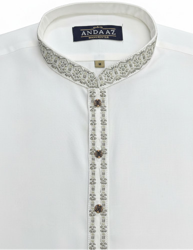 Men shalwar kameez - off, white