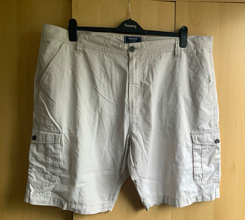 Mens maine beige cotton cargo - mens,