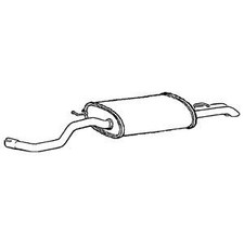 Rear Exhaust Tail Pipe With